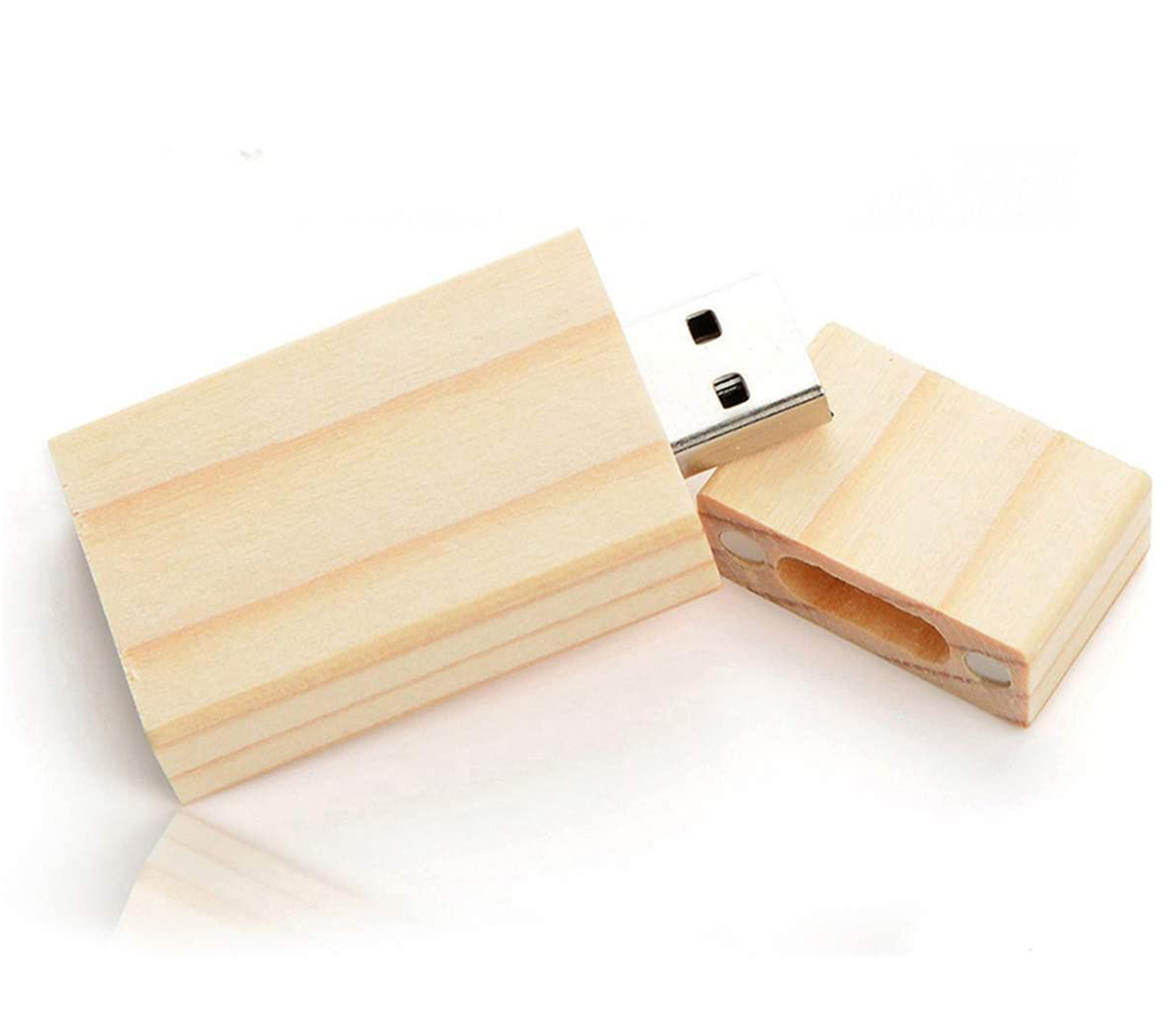 High speed Customized Wooden Wood USB （Original wood color）